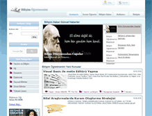 Tablet Screenshot of bilisimogretmenim.com